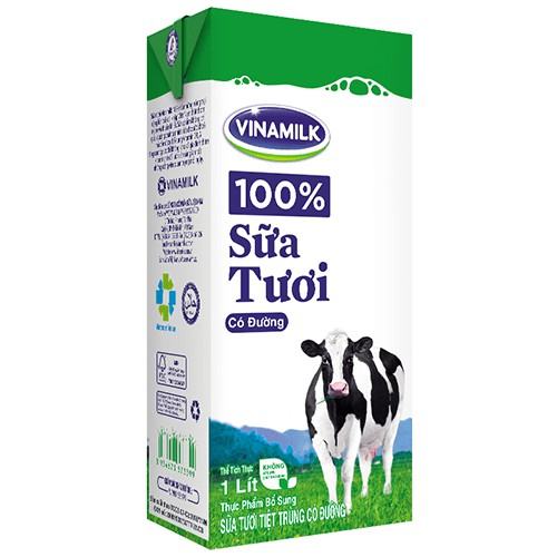 Sữa tươi tiệt trùng có đường 1L - Siêu thị Phú Quốc Cmart - Supermarket Phú Quốc